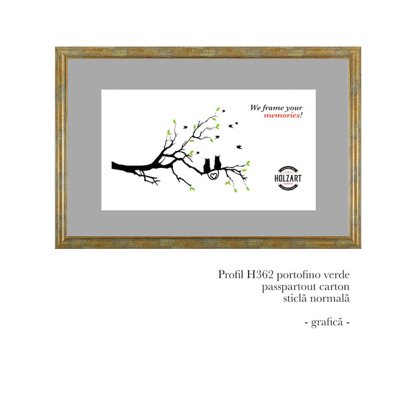 Rame tablouri, H362 portofino verde - ORSINI